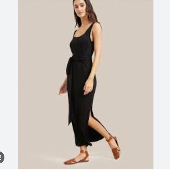 Modern Citizen Kelis Tie-Waist Maxi Dress - Black - Picture 1 of 10